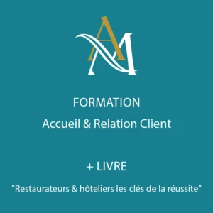 Pack Formation "Accueil & Relation Client” + Livre "Restaurateurs & hôteliers les clés de la réussite"