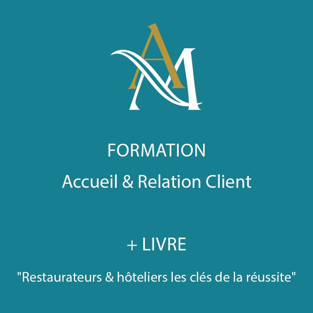 Pack Formation "Accueil & Relation Client” + Livre "Restaurateurs & hôteliers les clés de la réussite"