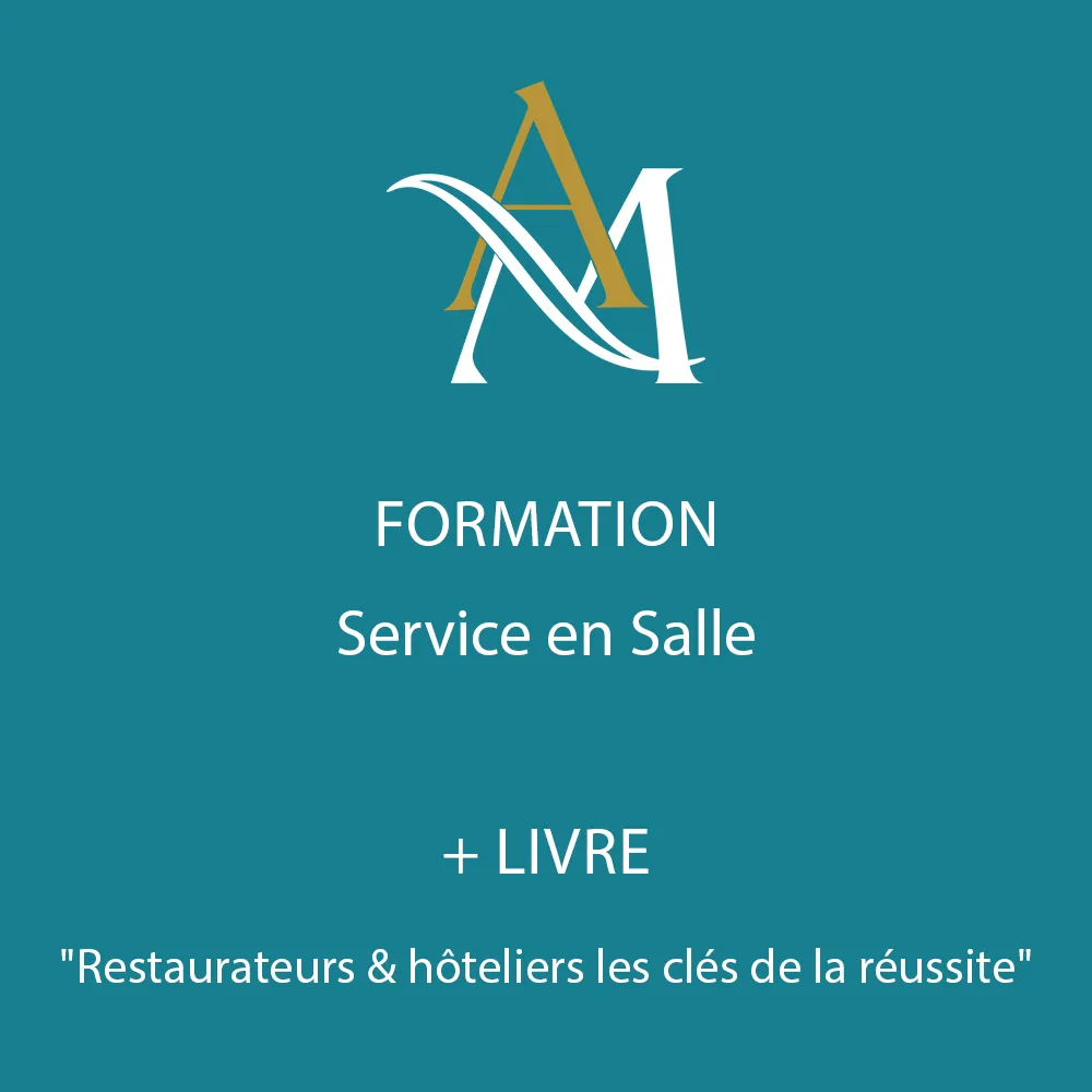 Pack Formation "Service en Salle" + Livre "Restaurateurs & hôteliers les clés de la réussite"