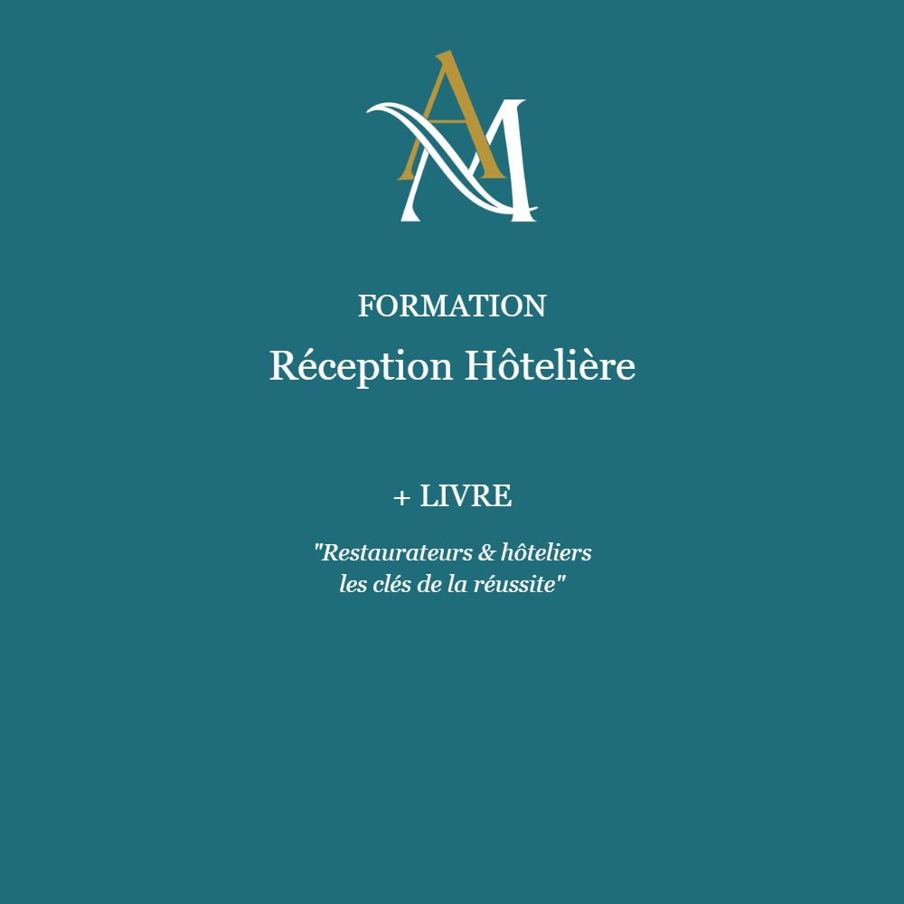 Pack Formation Réception Hôtelière + Livre Restaurateurs & hôteliers